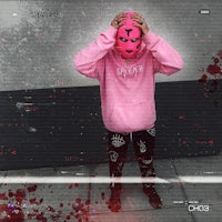 a person wearing a pink hoodie